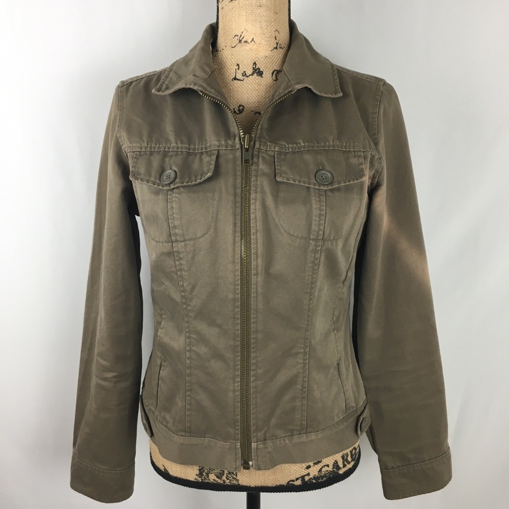 SALE**Tommy Hilfiger Olive Cotton Jacket sz M